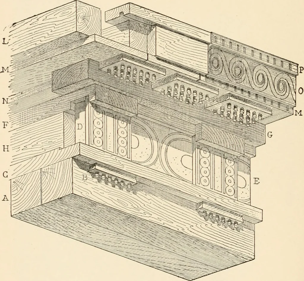 An illustration from Historic ornament : treatise on decorative art and architectural ornament, 1909, leaf 251