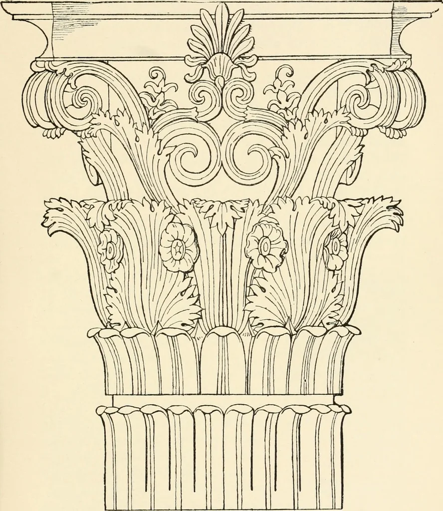 An illustration from Historic ornament : treatise on decorative art and architectural ornament, 1909, leaf 272