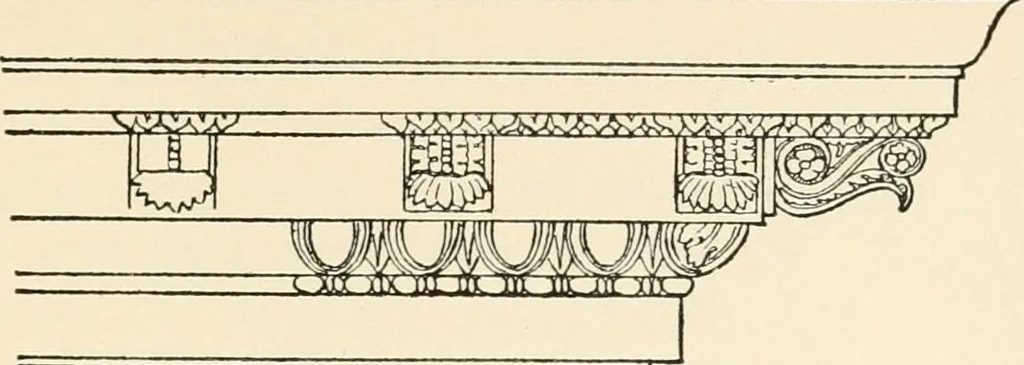 An illustration from Historic ornament : treatise on decorative art and architectural ornament, 1909, leaf 276