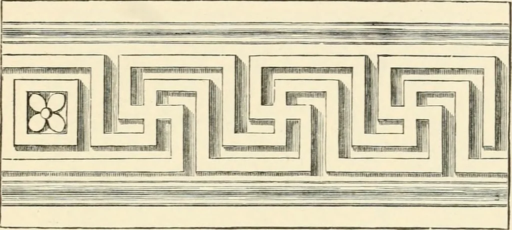 An illustration from Historic ornament : treatise on decorative art and architectural ornament, 1909, leaf 284