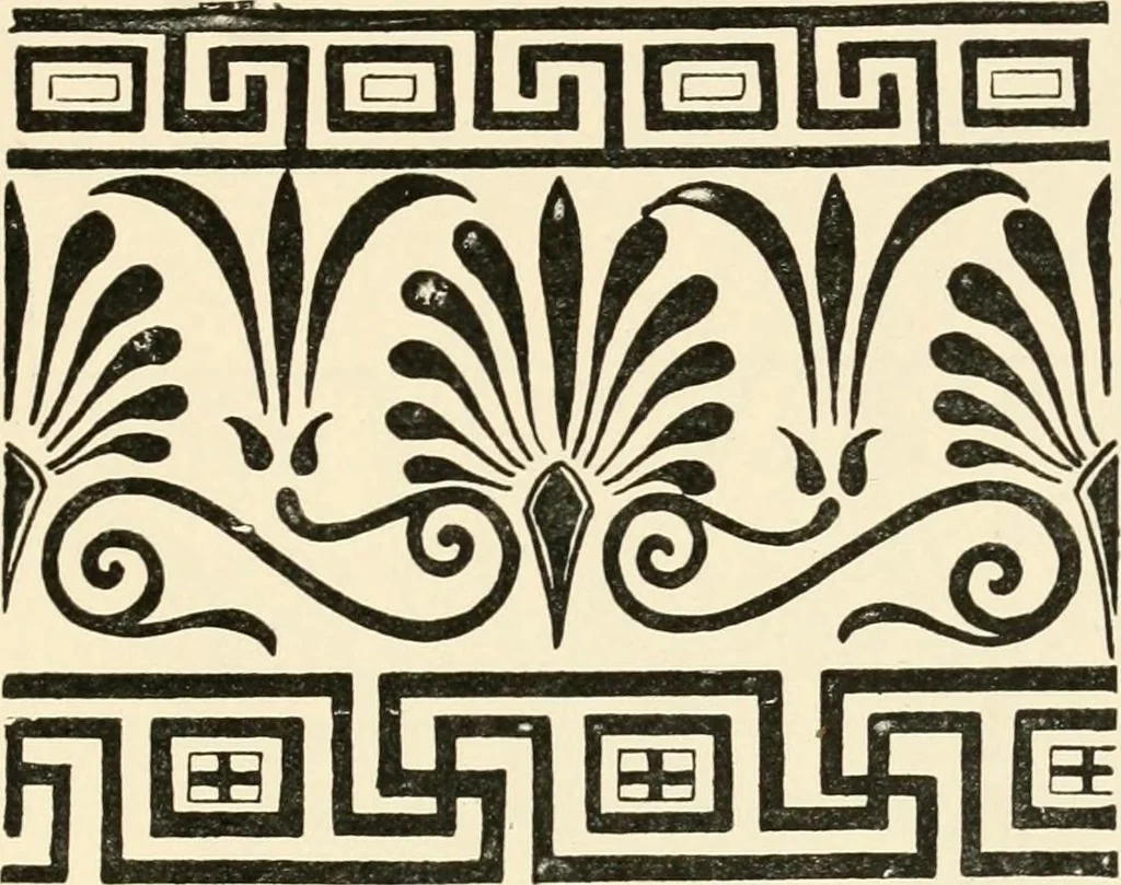 An illustration from Historic ornament : treatise on decorative art and architectural ornament, 1909, leaf 286