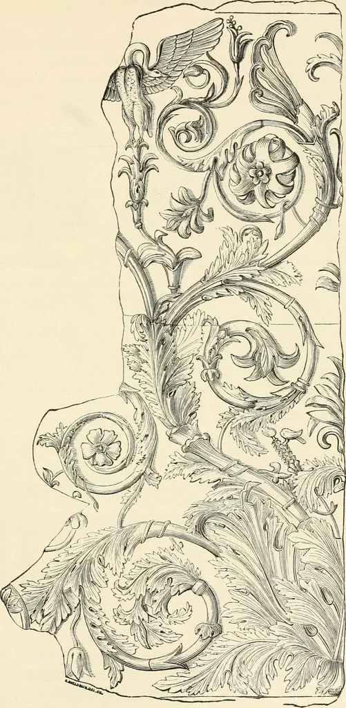 An illustration from Historic ornament : treatise on decorative art and architectural ornament, 1909, leaf 288