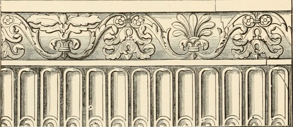 An illustration from Historic ornament : treatise on decorative art and architectural ornament, 1909, leaf 289