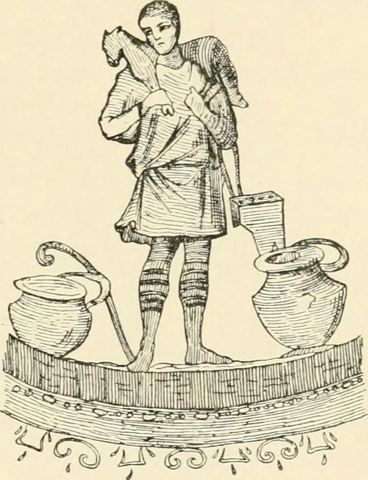 An illustration from Historic ornament : treatise on decorative art and architectural ornament, 1909, leaf 310