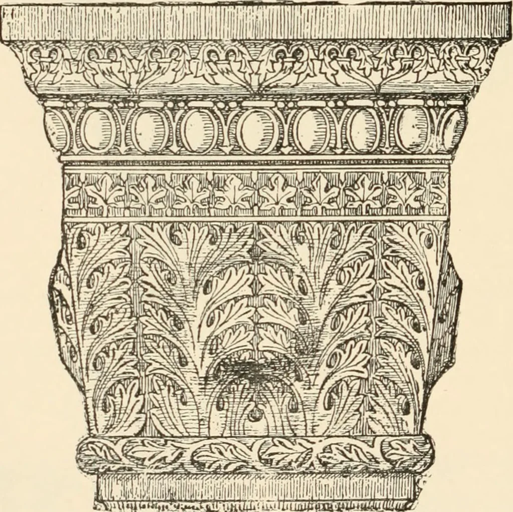 An illustration from Historic ornament : treatise on decorative art and architectural ornament, 1909, leaf 319