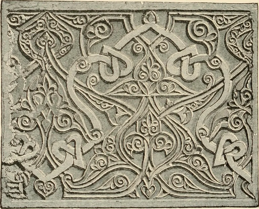 An illustration from Historic ornament : treatise on decorative art and architectural ornament, 1909, leaf 323