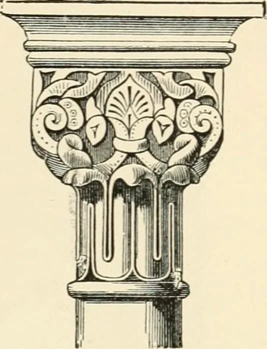 An illustration from Historic ornament : treatise on decorative art and architectural ornament, 1909, leaf 334