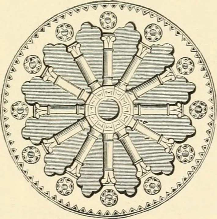 An illustration from Historic ornament : treatise on decorative art and architectural ornament, 1909, leaf 354
