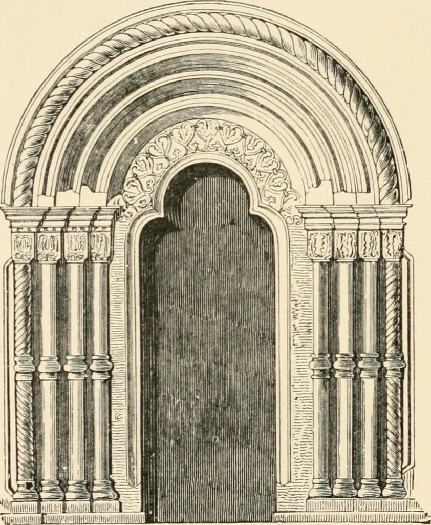An illustration from Historic ornament : treatise on decorative art and architectural ornament, 1909, leaf 355
