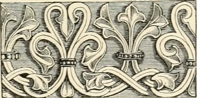 An illustration from Historic ornament : treatise on decorative art and architectural ornament, 1909, leaf 356
