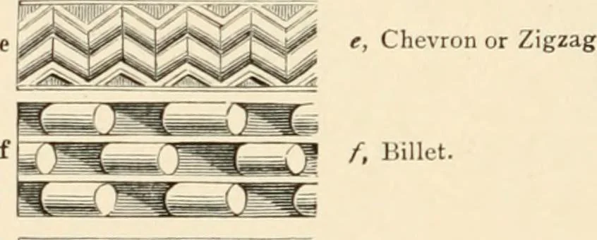 An illustration from Historic ornament : treatise on decorative art and architectural ornament, 1909, leaf 357