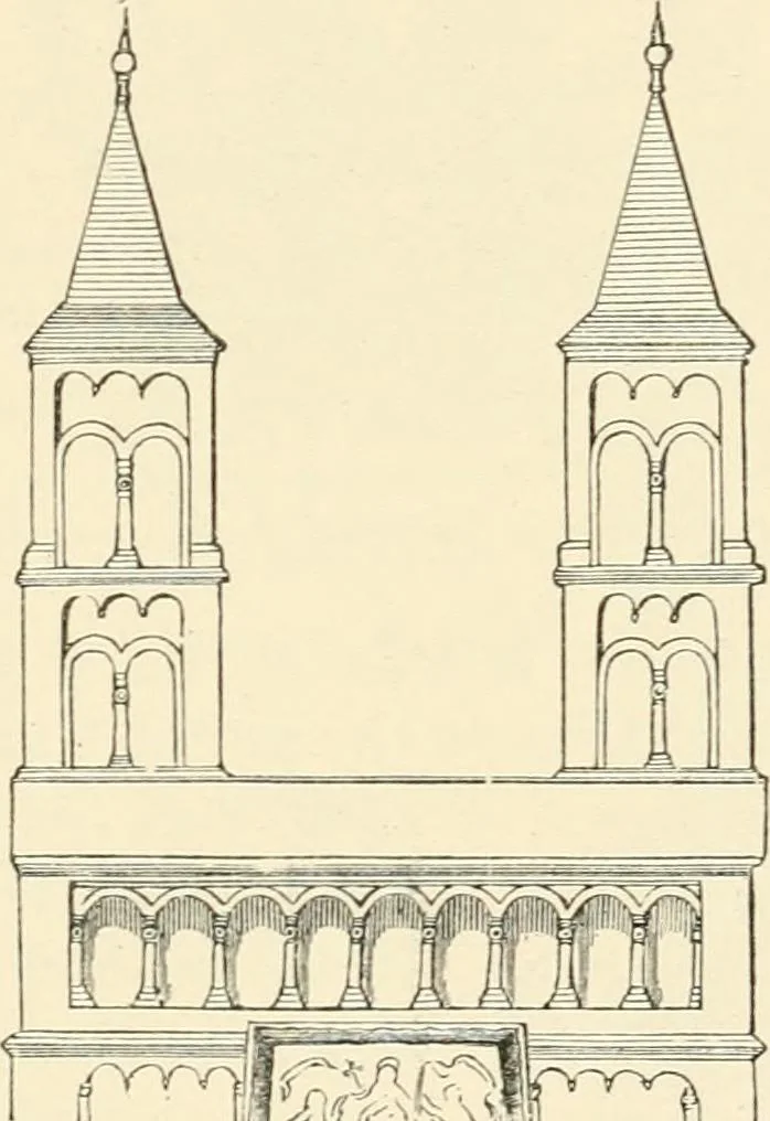 An illustration from Historic ornament : treatise on decorative art and architectural ornament, 1909, leaf 358