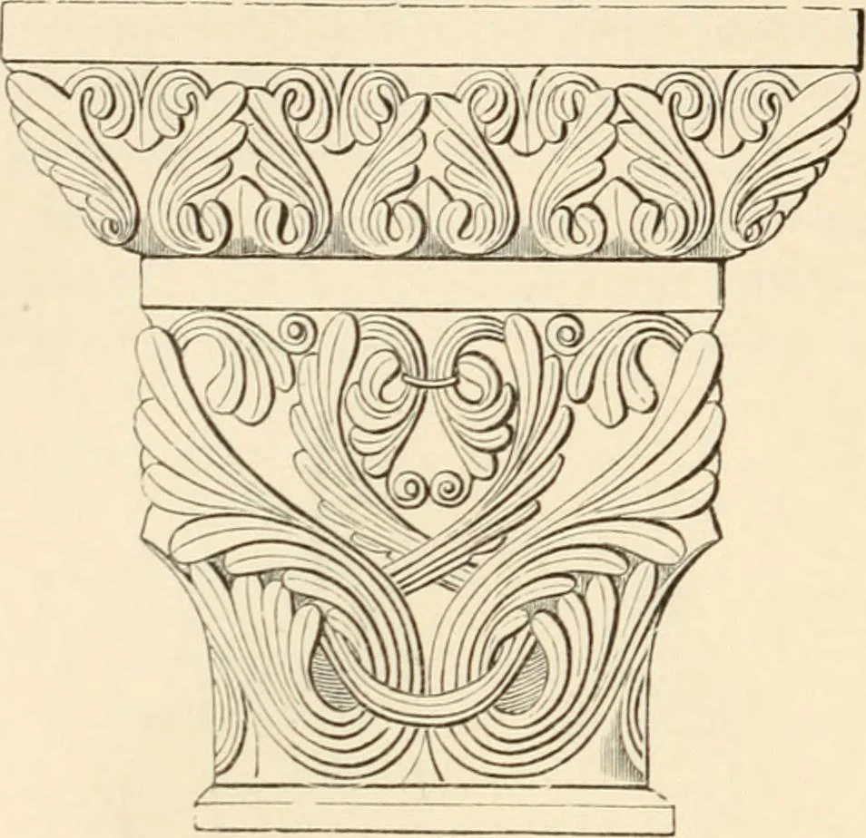 An illustration from Historic ornament : treatise on decorative art and architectural ornament, 1909, leaf 359