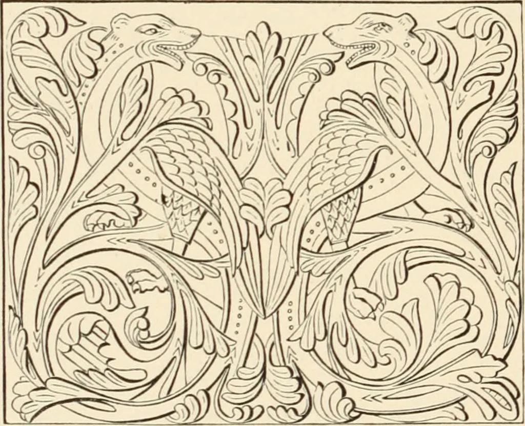 An illustration from Historic ornament : treatise on decorative art and architectural ornament, 1909, leaf 367
