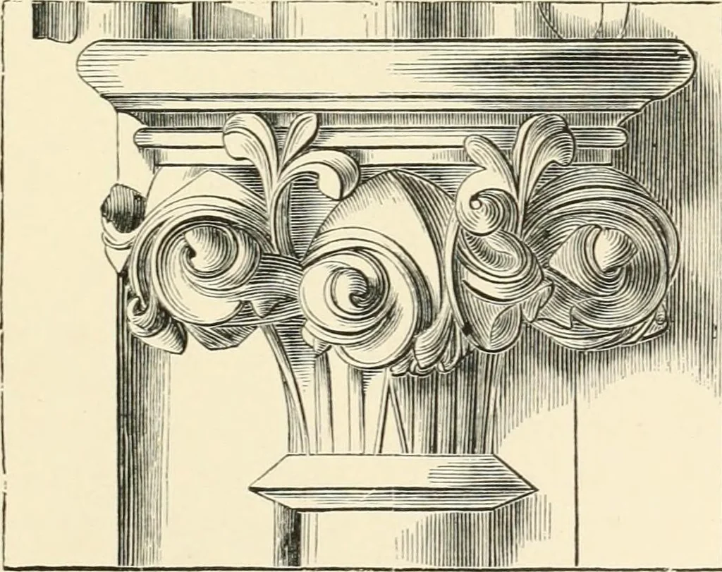 An illustration from Historic ornament : treatise on decorative art and architectural ornament, 1909, leaf 380