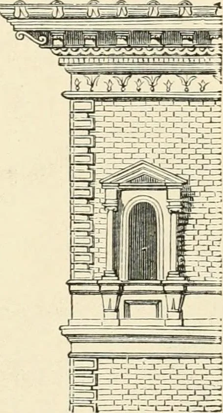 An illustration from Historic ornament : treatise on decorative art and architectural ornament, 1909, leaf 396