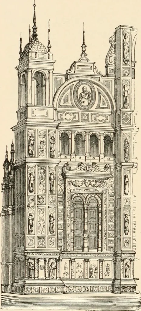 An illustration from Historic ornament : treatise on decorative art and architectural ornament, 1909, leaf 397