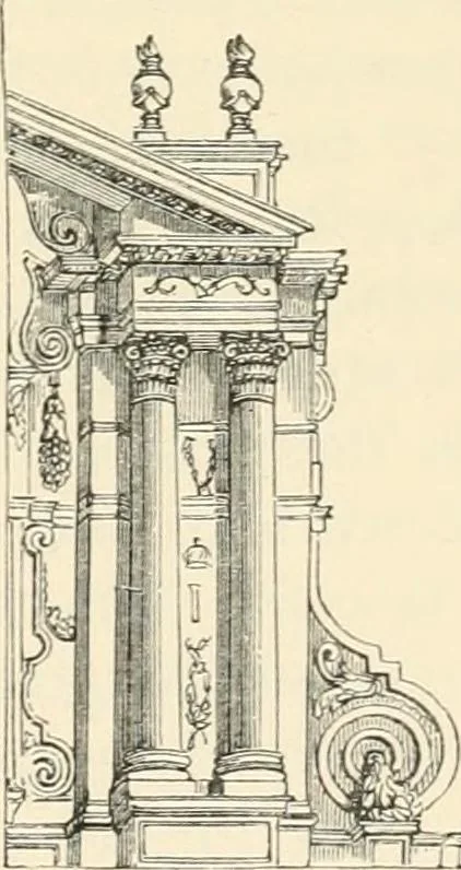 An illustration from Historic ornament : treatise on decorative art and architectural ornament, 1909, leaf 402