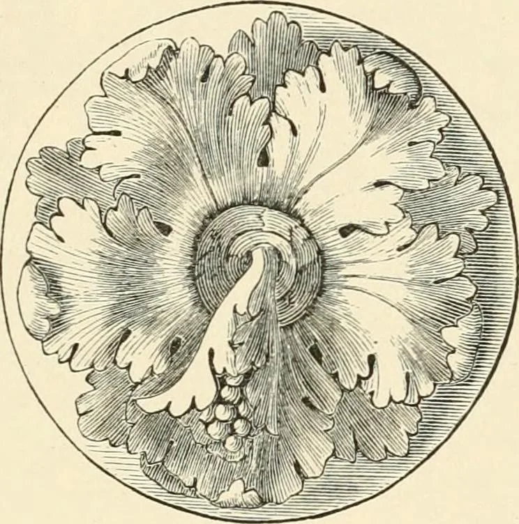 An illustration from Historic ornament : treatise on decorative art and architectural ornament, 1909, leaf 408
