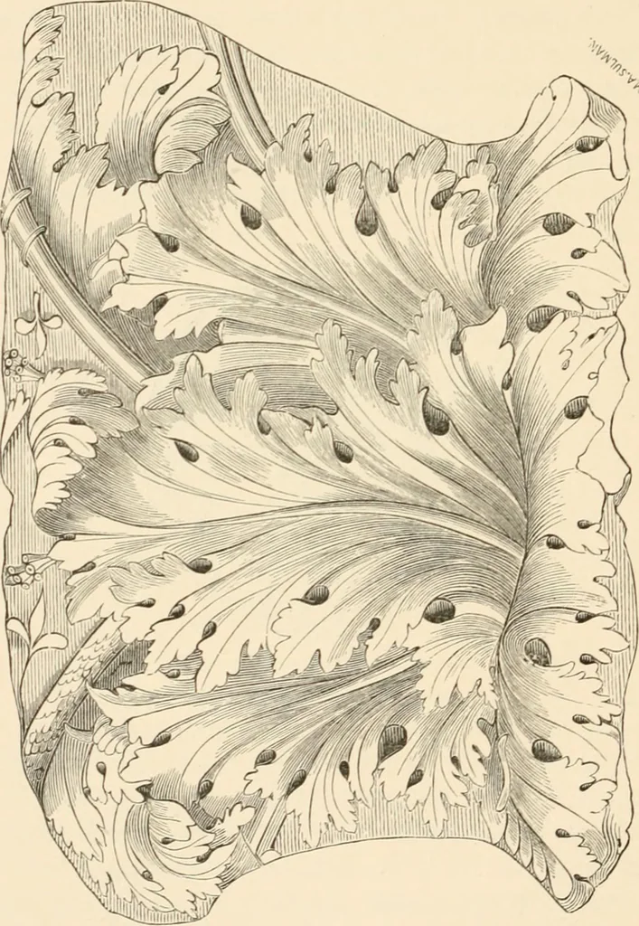 An illustration from Historic ornament : treatise on decorative art and architectural ornament, 1909, leaf 409