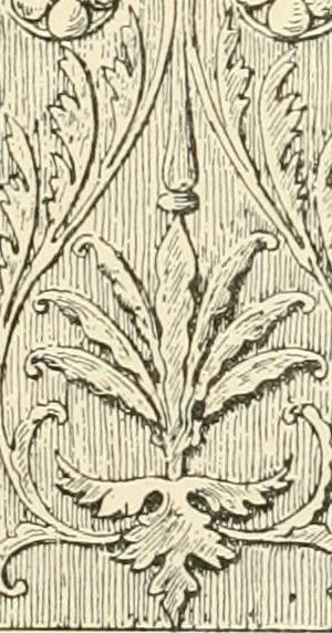 An illustration from Historic ornament : treatise on decorative art and architectural ornament, 1909, leaf 414