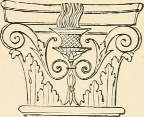 An illustration from Historic ornament : treatise on decorative art and architectural ornament, 1909, leaf 424