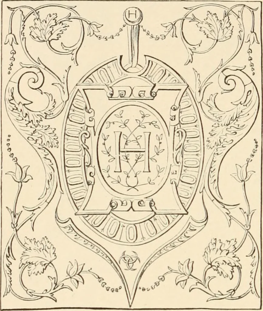 An illustration from Historic ornament : treatise on decorative art and architectural ornament, 1909, leaf 425