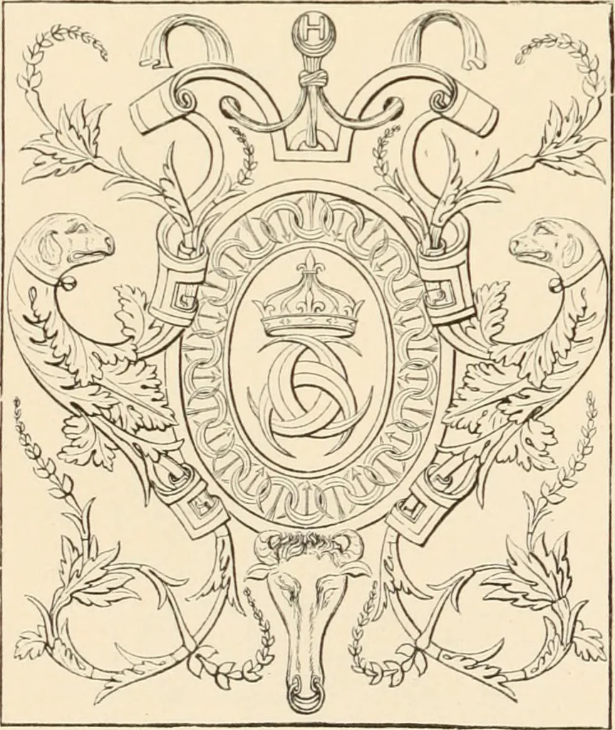 An illustration from Historic ornament : treatise on decorative art and architectural ornament, 1909, leaf 425