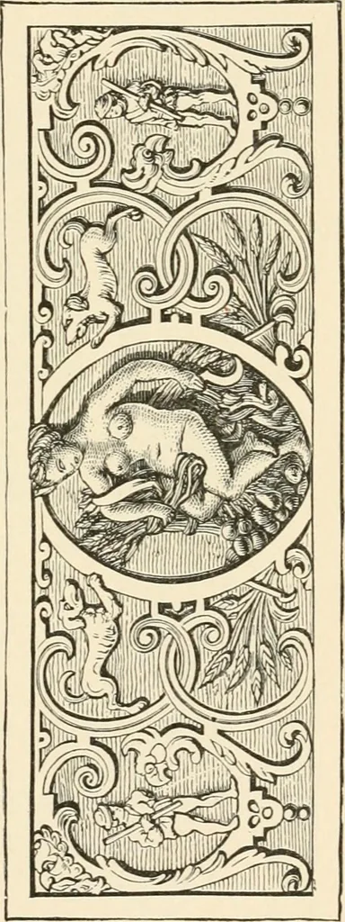 An illustration from Historic ornament : treatise on decorative art and architectural ornament, 1909, leaf 428