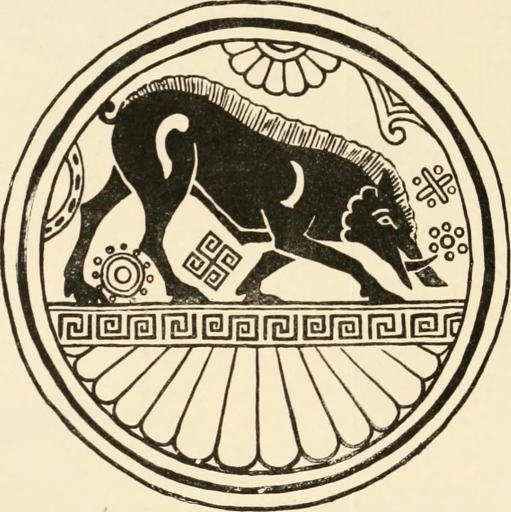 An illustration from Historic ornament : treatise on decorative art and architectural ornament, 1909, leaf 51