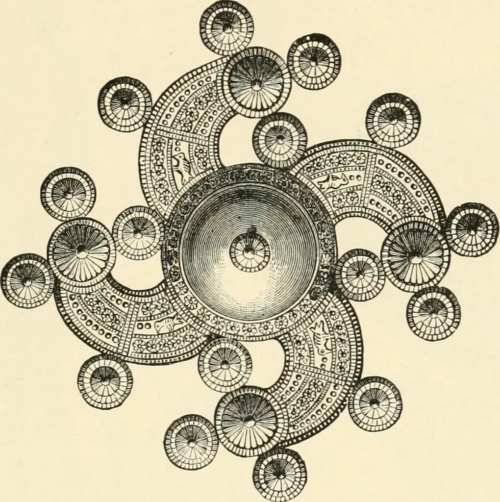 An illustration from Historic ornament : treatise on decorative art and architectural ornament, 1909, leaf 52