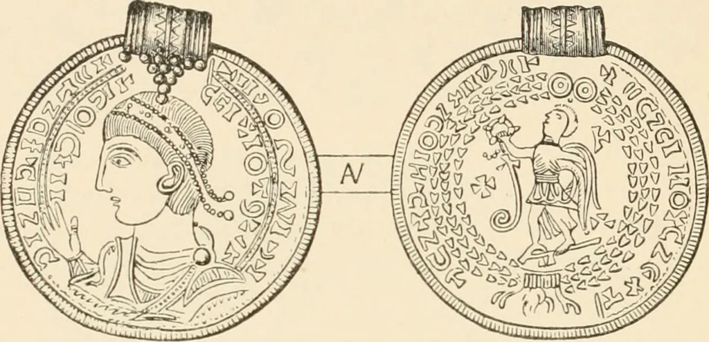 An illustration from Historic ornament : treatise on decorative art and architectural ornament, 1909, leaf 61