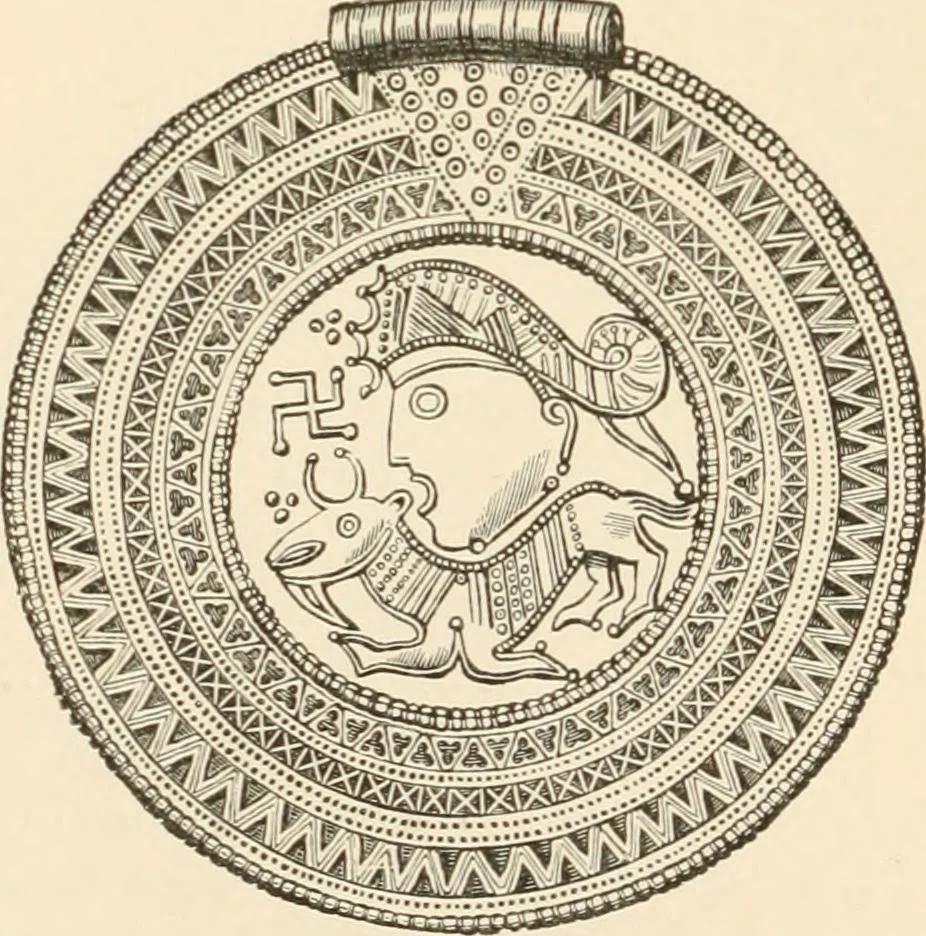 An illustration from Historic ornament : treatise on decorative art and architectural ornament, 1909, leaf 61