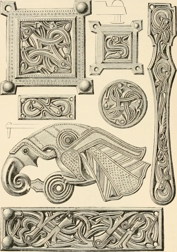 An illustration from Historic ornament : treatise on decorative art and architectural ornament, 1909, leaf 63