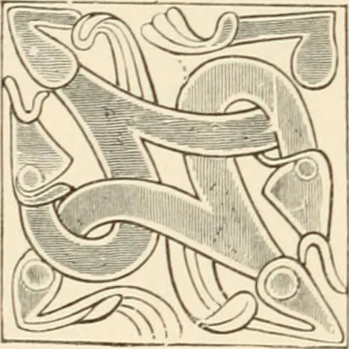 An illustration from Historic ornament : treatise on decorative art and architectural ornament, 1909, leaf 65