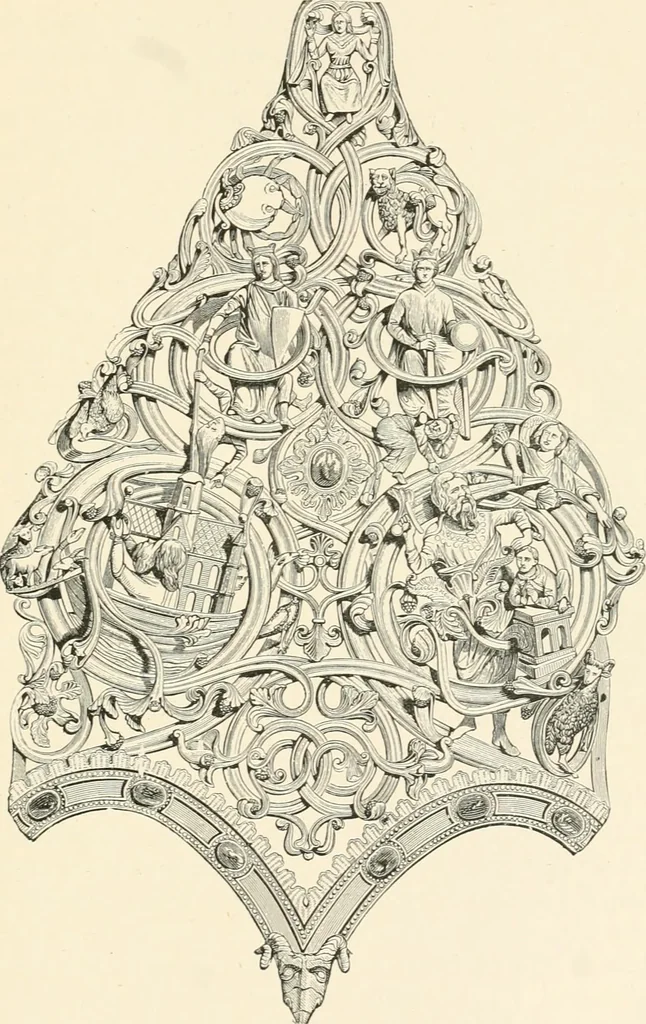An illustration from Historic ornament : treatise on decorative art and architectural ornament, 1897, leaf 188