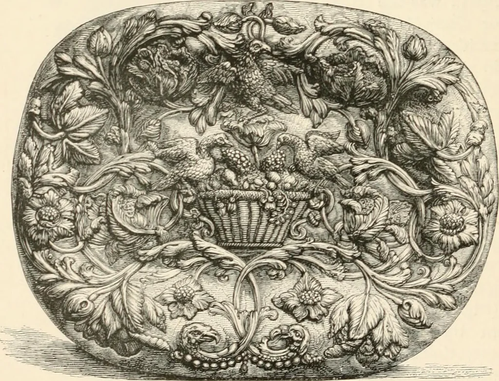 An illustration from Historic ornament : treatise on decorative art and architectural ornament, 1897, leaf 203