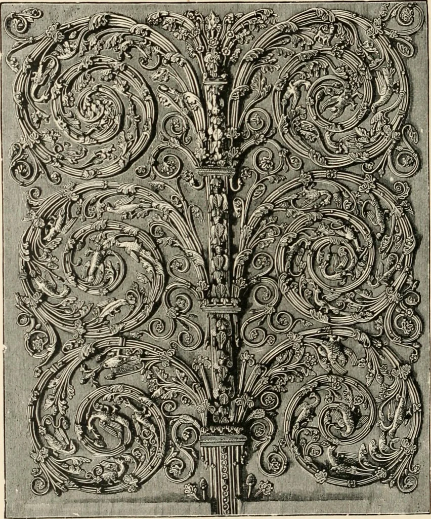 An illustration from Historic ornament : treatise on decorative art and architectural ornament, 1897, leaf 251