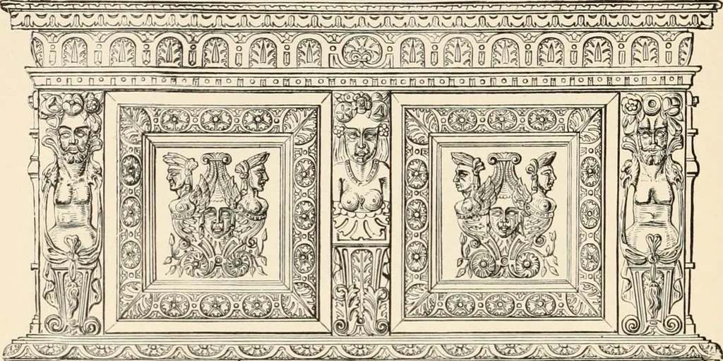 An illustration from Historic ornament : treatise on decorative art and architectural ornament, 1897, leaf 285