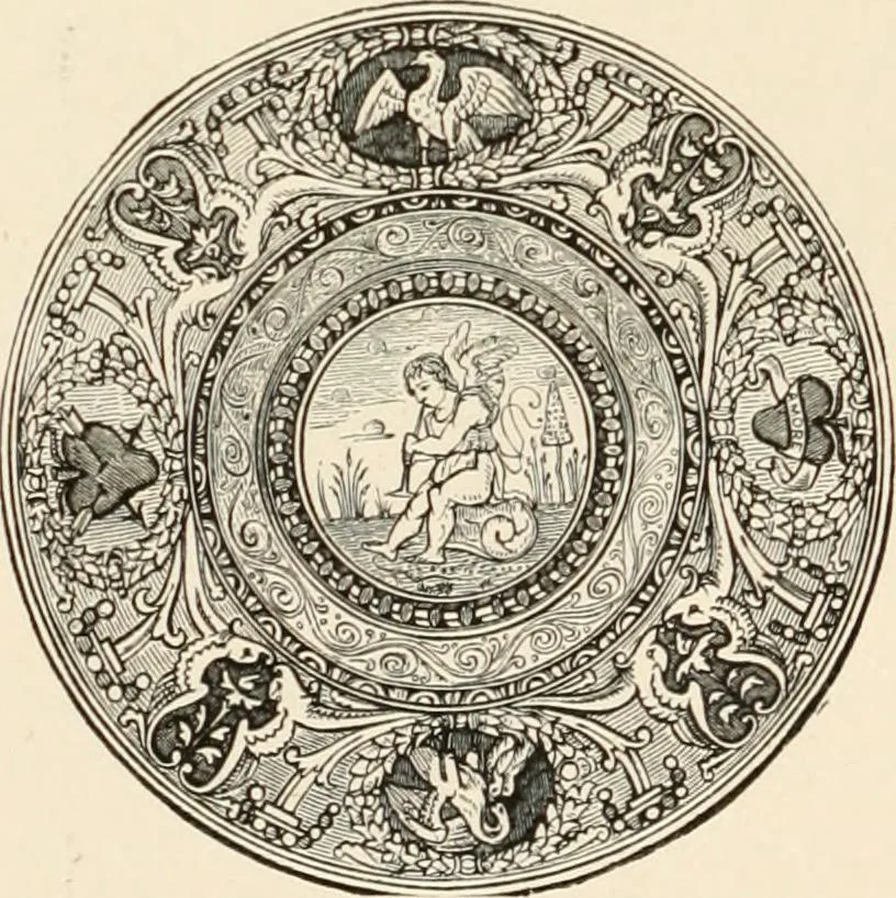 An illustration from Historic ornament : treatise on decorative art and architectural ornament, 1897, leaf 45