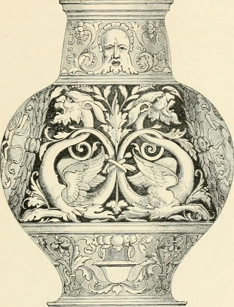 An illustration from Historic ornament : treatise on decorative art and architectural ornament, 1897, leaf 52