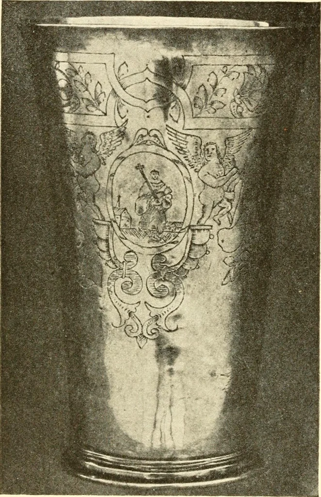An illustration from Historic silver of the Colonies and its makers, 1917, leaf 103