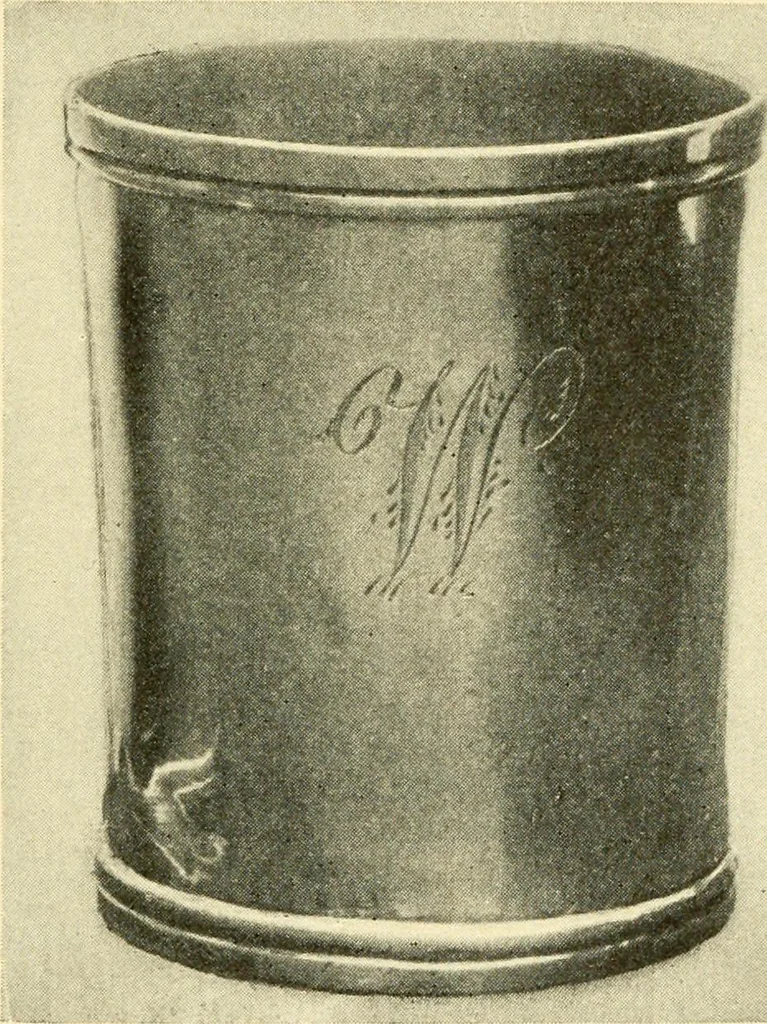An illustration from Historic silver of the Colonies and its makers, 1917, leaf 110