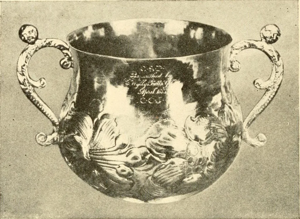 An illustration from Historic silver of the Colonies and its makers, 1917, leaf 137