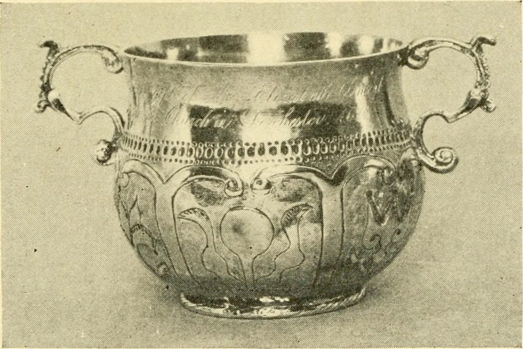 An illustration from Historic silver of the Colonies and its makers, 1917, leaf 138