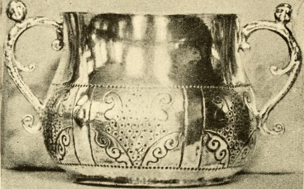 An illustration from Historic silver of the Colonies and its makers, 1917, leaf 139
