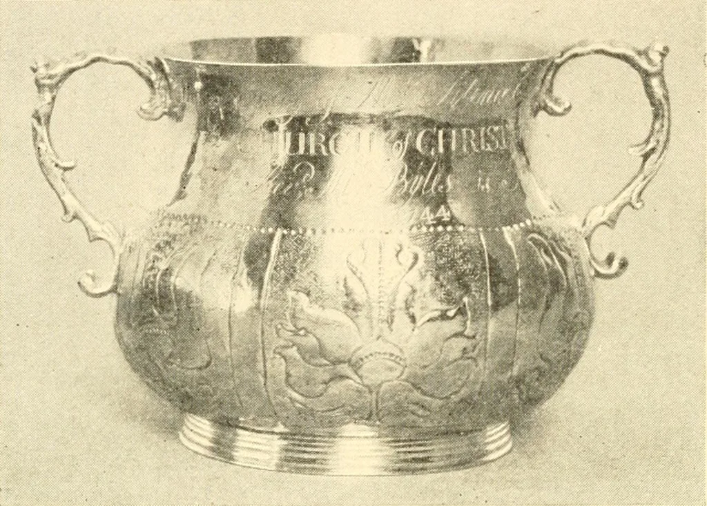 An illustration from Historic silver of the Colonies and its makers, 1917, leaf 141