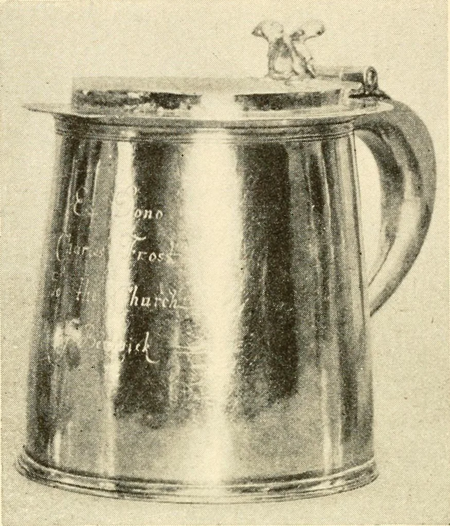 An illustration from Historic silver of the Colonies and its makers, 1917, leaf 161