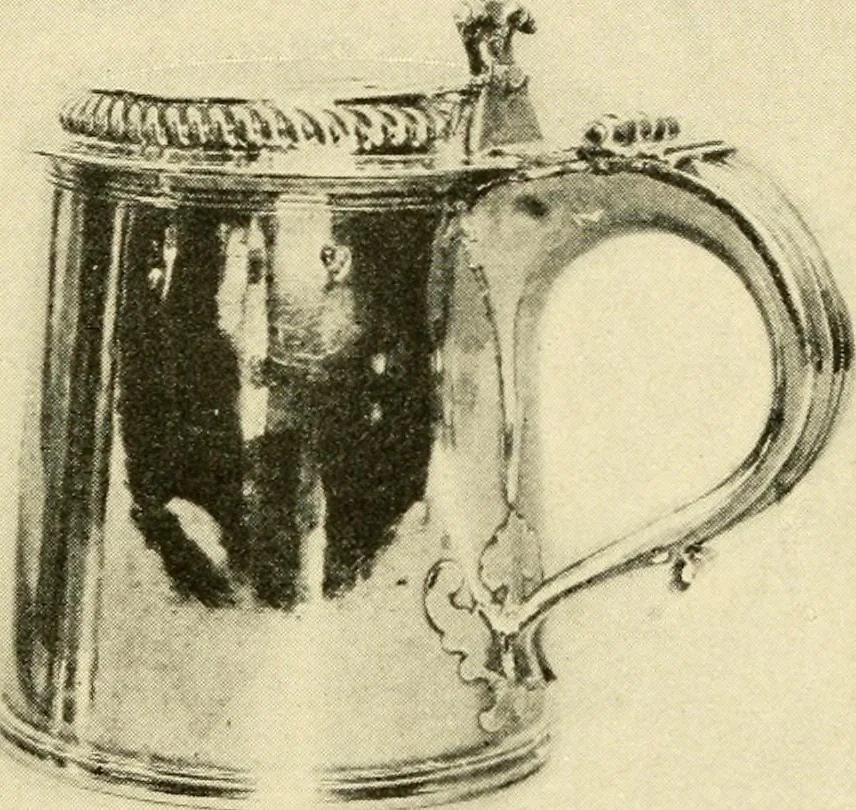 An illustration from Historic silver of the Colonies and its makers, 1917, leaf 164