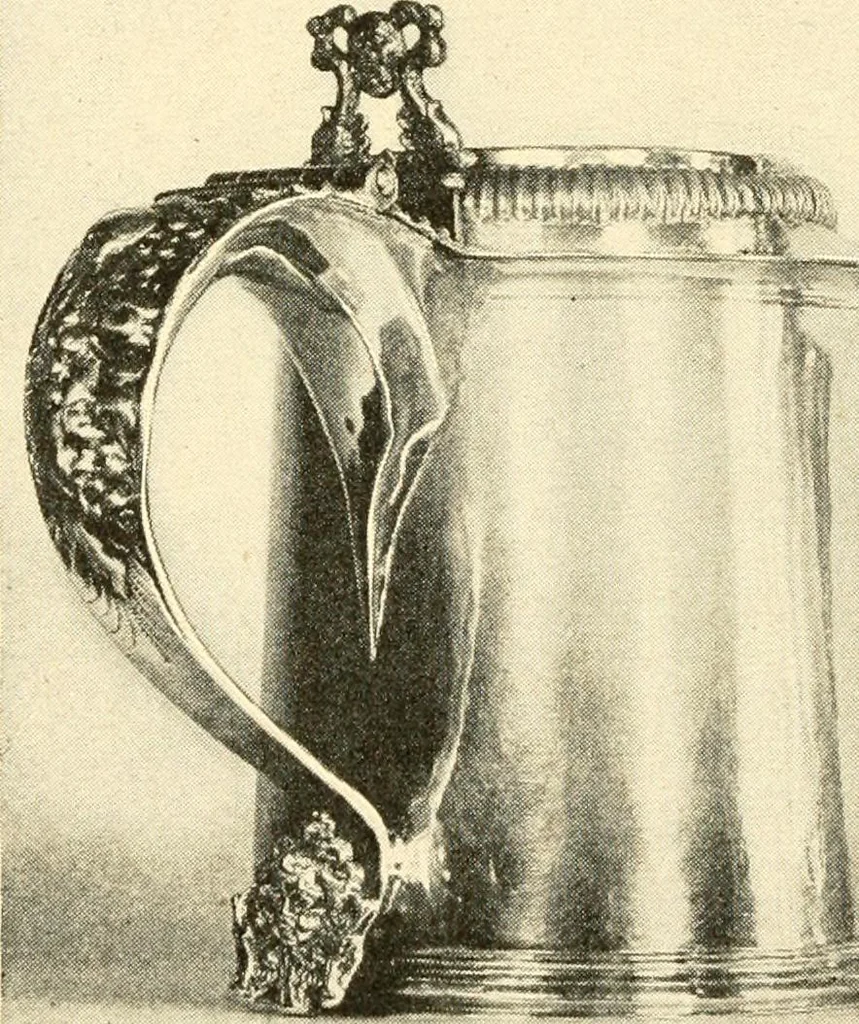 An illustration from Historic silver of the Colonies and its makers, 1917, leaf 165